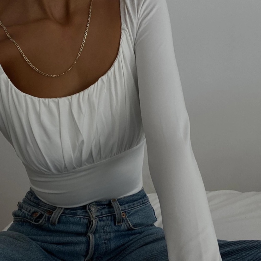 Princess Polly “AILISH BODYSUIT” in white